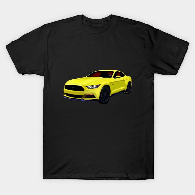 2014 Mustang 5.0 T-Shirt by vivachas